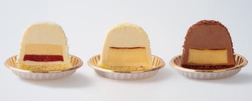 左から「雪だるまぴよりん」、「サンタぴよりん」、「トナカイぴよりん」