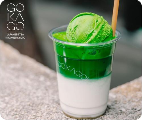 「GOKAGO」の「濃厚抹茶ラテ（濃厚抹茶アイスクリームトッピング）」1,232円