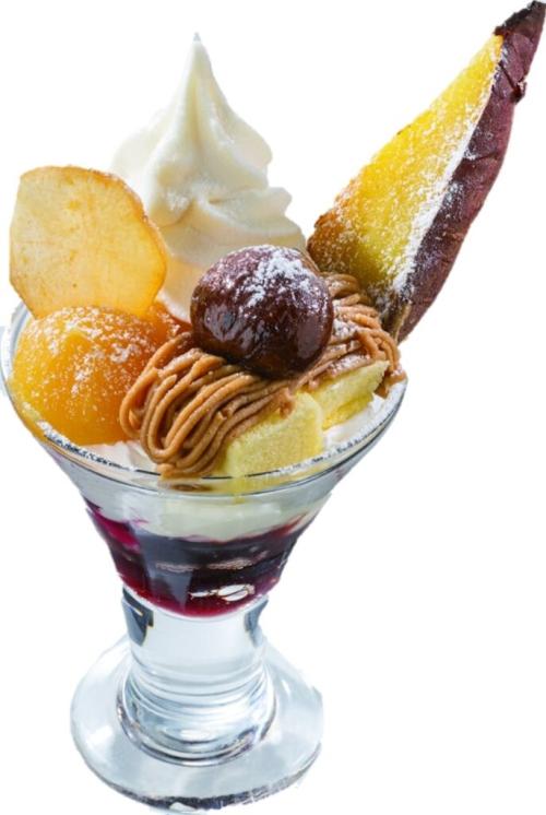 「蜜いもとマロンのサンデー」税込み690円