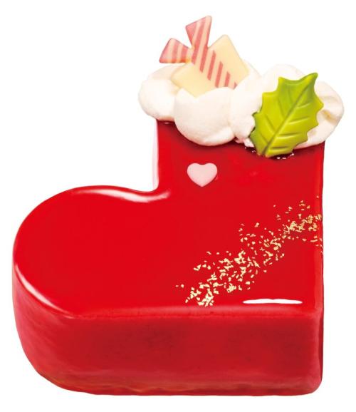 12月22日より販売される「バターステイツby銀のぶどう」の「木苺ノエルブーツ」税込み2,160円