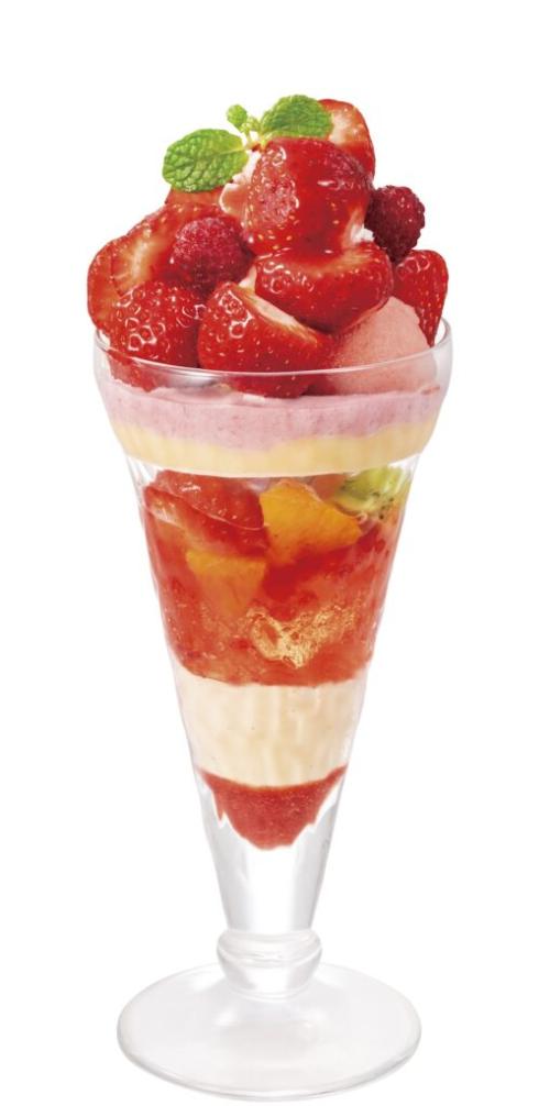 「あまおうのフルーツマチェドニアサンデー」税込み1,969円
