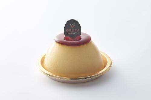 「カスタ」の「とろけるカスタードクリームのケーキ」486円