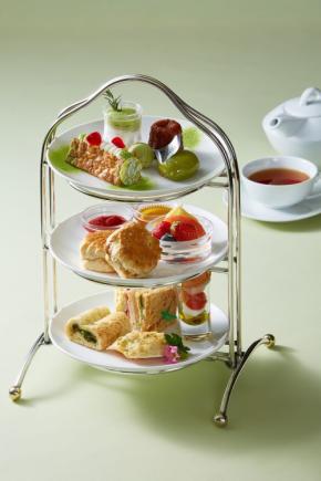 水戸プラザホテル：GW限定仕様はスイーツ3種増量　地元産ブランド抹茶＆ピスタチオのアフヌン、5月15日まで展開中