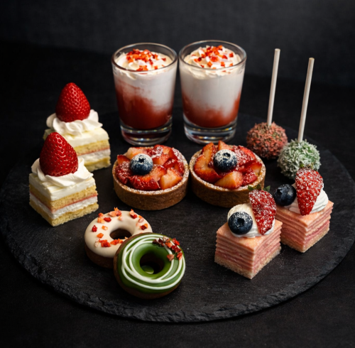 「ストロベリー×抹茶アフタヌーンティー」イメージ