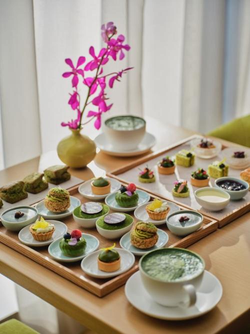 東京エディション銀座にて販売される「ソフィーズ 抹茶 アフタヌーンティー（Sophie’s Matcha Afternoon Tea）」イメージ