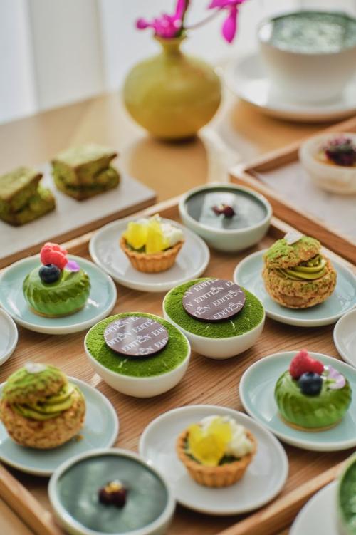 東京エディション銀座にて販売される「ソフィーズ 抹茶 アフタヌーンティー（Sophie’s Matcha Afternoon Tea）」イメージ