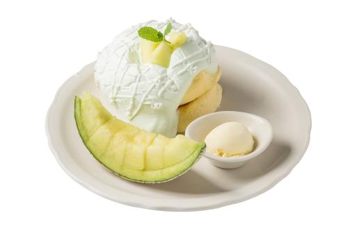ルミネエスト新宿「The Original Pancake House」の「ふわふわメロンパンケーキ」税込み1,980円