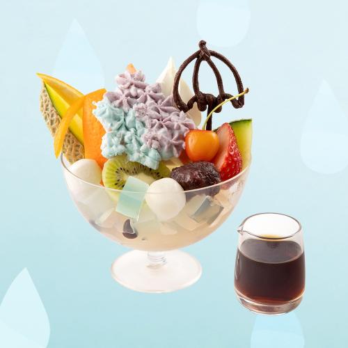 京急上大岡店限定「雨音クリームあんみつ」税込み2,200円