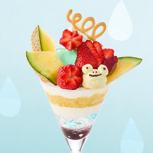 JR名古屋高島屋店限定「雫パフェ～マスクメロン・苺～」税込み2,530円
