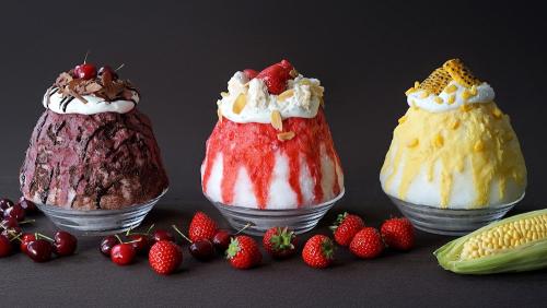 「ドルチェかき氷」3種のイメージ