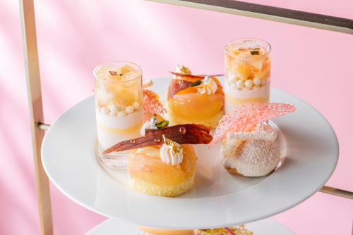 「ピーチ＆ティーセレクションアフタヌーンティー」イメージ