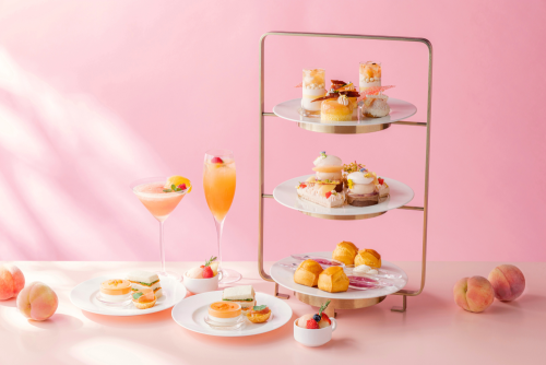 「ピーチ＆ティーセレクションアフタヌーンティー」イメージ