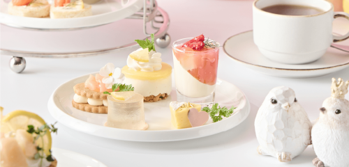 「ひと夏の初恋―桃とレモンのアフタヌーンティー」イメージ
