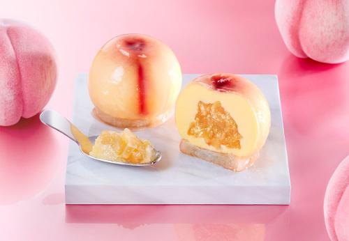 1階の「バターステイツby銀のぶどう」にて販売中の「『THEピーチ』桃バタークリームでとろとろ果肉包み」税込み918円