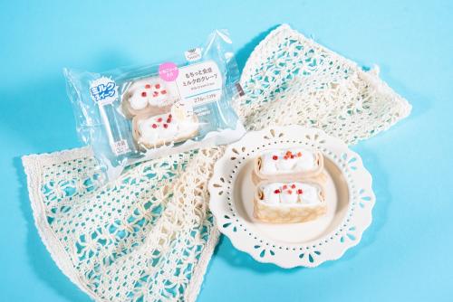「もちっと食感 ミルクのクレープ」税込み298円