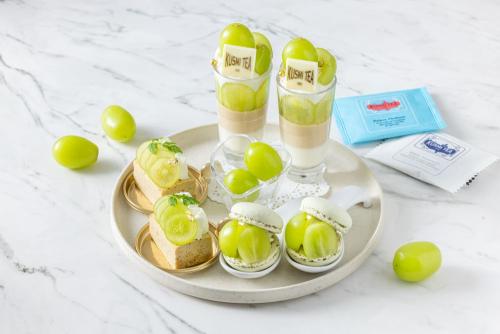 「Shine Muscat Afternoon Tea Set～KUSMI TEA Collaboration～」イメージ