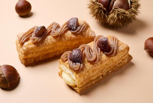 9月15日~11月30日に販売される「モンブランカスタードパイ」1個・税込み490円
