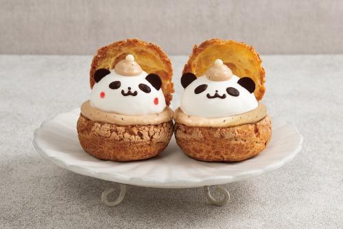 、「ロイヤルミルクティーのパンダシュークリーム」イメージ