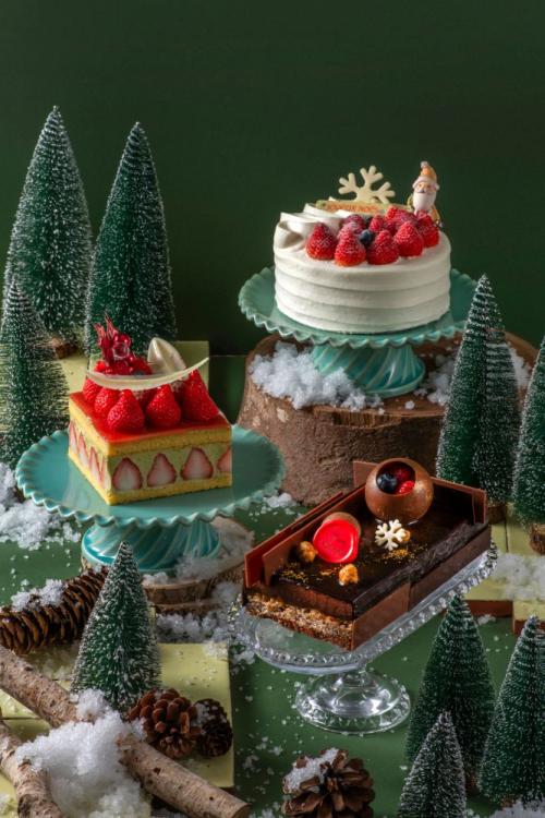 クリスマスケーキの各種イメージ