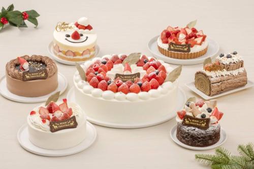 クリスマスケーキの各種イメージ