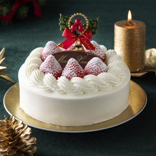 20台限定で「日本橋 千疋屋総本店」より販売される「クリスマスストロベリーショートケーキ(丸)5号」税込み10,800円