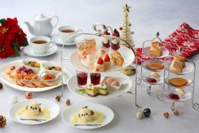 名古屋プリンスホテル スカイタワー:首をかしげる姿が愛らしいクリスマス×シマエナガのアフタヌーンティー、11月6日より展開