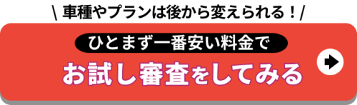車種やプランは後から変えられる！ひとまず一番安い料金で お試し審査をしてみる
