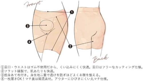 セシールのロング丈ショーツ⑤