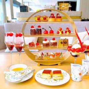 【大阪ステーションホテル】さくらんぼ尽くしの優雅なアフタヌーンティー
