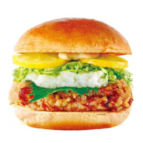 ファーストキッチンのおろし竜田バーガー②