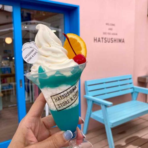 HATSUSHIMA STORE&CAFEの初島パフェ
