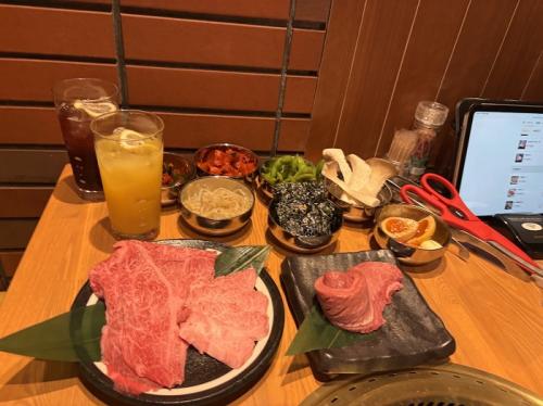 カルビのお皿