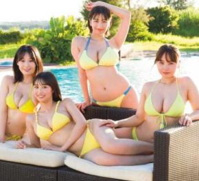 本郷柚巴がFRIDAY表紙に♡話題の4人が奇跡のコラボグラビア