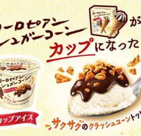 スプーンで味わうご褒美時間！ヨーロピアンシュガーコーンミニカップ