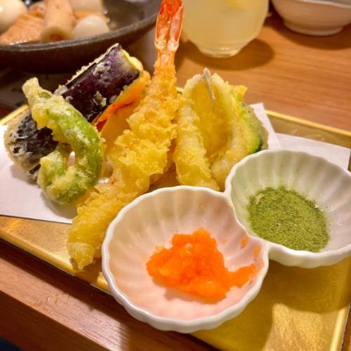 鳥居くぐりの天ぷら