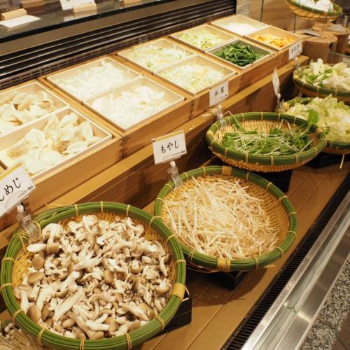 しゃぶしゃぶ美山のビュッフェ