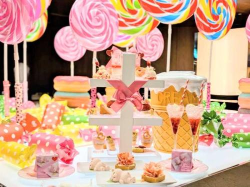 ANAクラウンプラザホテル大阪のピンクアフタヌーンティー①