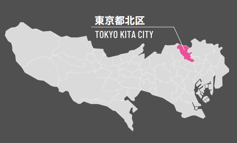 北区の地図