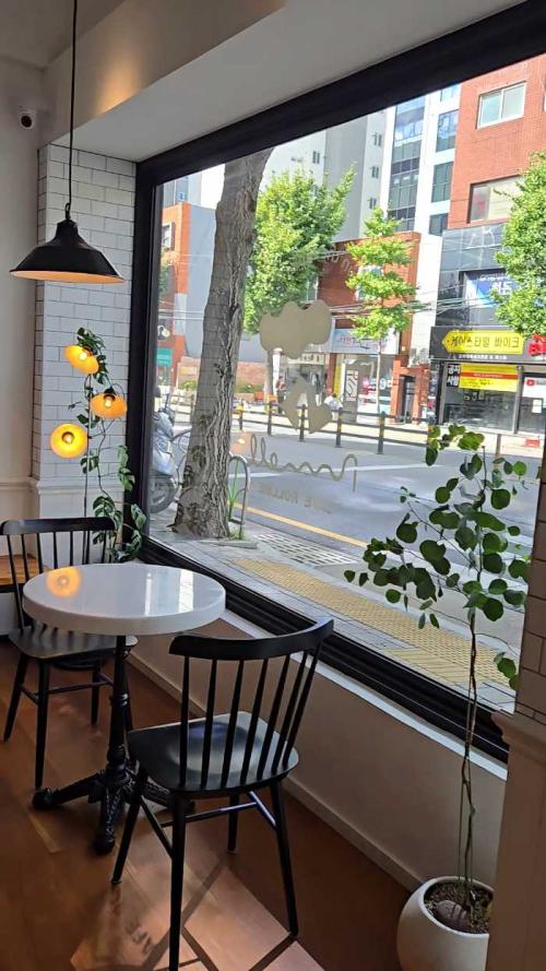 半テラスの雰囲気のお席