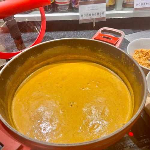 クリスマスブッフェのカレー