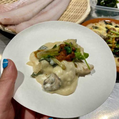 あばら大根 西葛西店の三陸の恵み 海グラタン試食用
