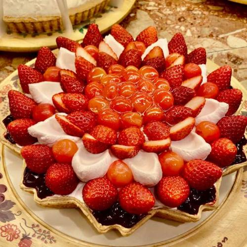 キルフェボンの結晶型 “ル ガール”クリームチーズムースのタルト ～桜風味～ホール