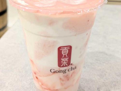 ゴンチャのいちご杏仁⑦