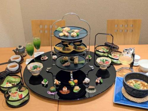 ホテル阪神大阪の和風ナイトアフタヌーンティ①