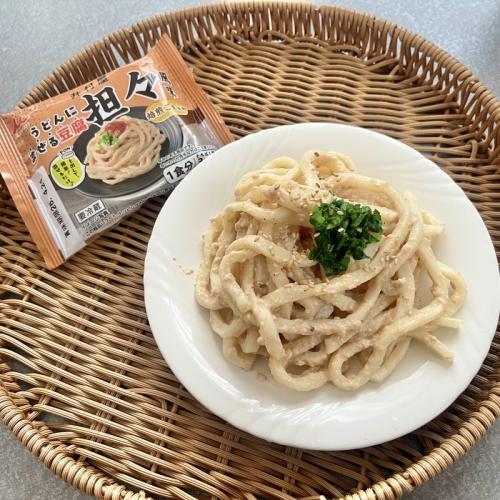 井村屋のうどんにまぜる豆腐⑥