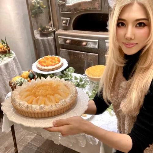 キルフェボンの柑橘とマンゴーの甘酸っぱいレアチーズタルト2