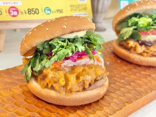 フレッシュネスバーガーのパクチーバインミー
