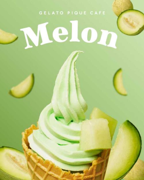 gelato pique cafeの“メロン”フェア開催♡初夏限定スイーツを満喫