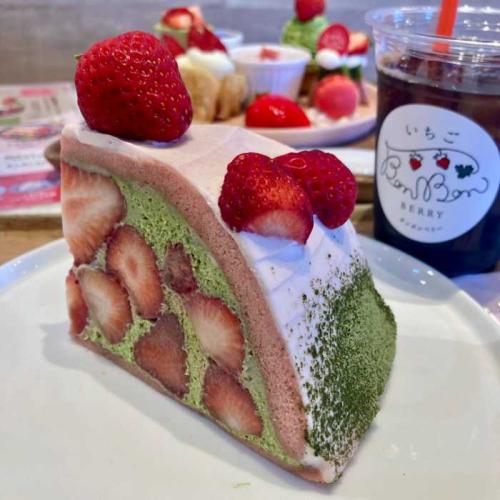 いちごfactoryのファクトリーショートケーキ静岡抹茶