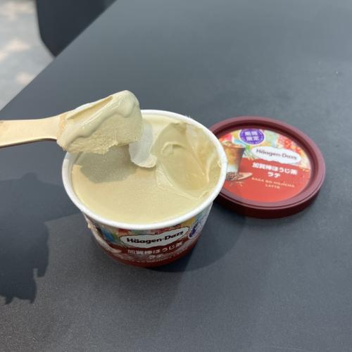 ハーゲンダッツの加賀棒ほうじ茶ラテ⑤